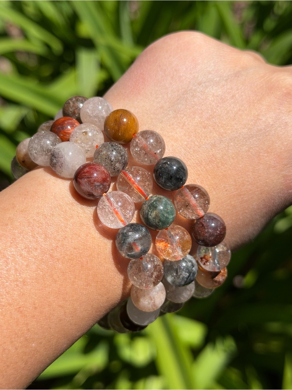 11mm Stretchable Multistone Crystal Bracelet 1268 View 4